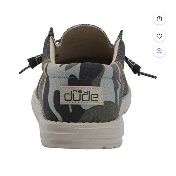 Hey Dude Wally Funk Camouflage Dark Grey Men\'s Slip-On Shoes US 8 EU 41 UK 7 main image 5